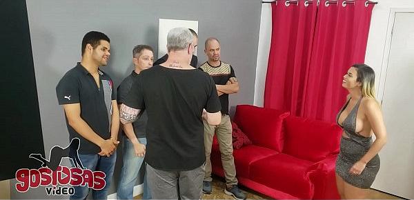  bastidores do porno - gang bang com wanessa boyer